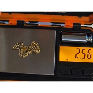 Italian Gold Vermeil 925 Sterling Silver Figaro Chain‎ Bracelet 6.5" 2.5g